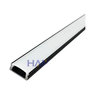 Imagem de Perfil De Alumínio Para Fita De LED De 8-12mm Formato U/V Pacote De 2-