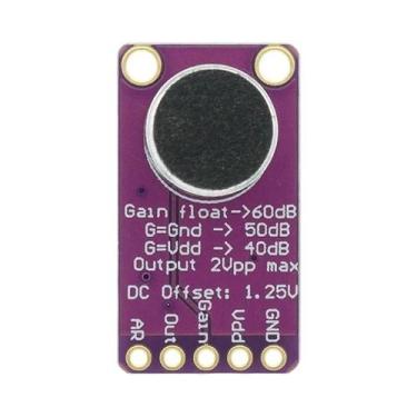 Imagem de Módulo Sensor De Som Para Arduino MAX4466 MAX9814 Interruptor De Contr