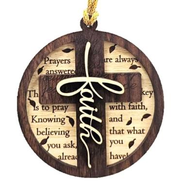 Imagem de Presente memorial para animais de estimação, ornamento de pata para árvore de Natal, presente de simpatia de perda de lembrança de animais de estimação, apanhador solar de anjo (cruz)