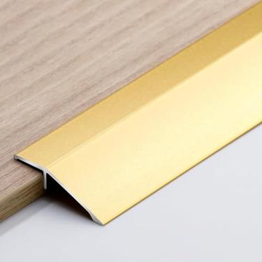Imagem de Perfil 90cm Do Ajuste De Altura - Tira Da Transição Da Extremidade Da Liga De Alumínio De 3 Partes, Tira Anodizada Da Tampa Do Assoalho Para A Altura De 3-40mm Que Nivela, Gold, Breite: 35 mm
