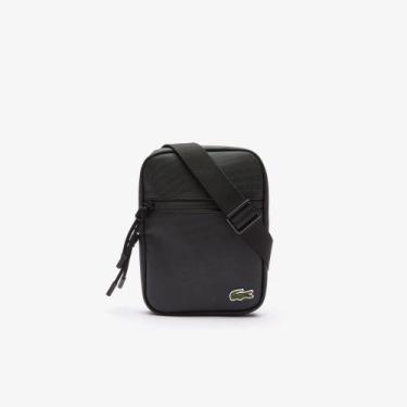 Imagem de Bolsa Satchel Slimline Pequena - LACOSTE, 0, Preto