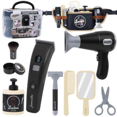 Imagem de Pretend Play Toy, cabeleireiro infantil, conjunto de brinquedos, barbe