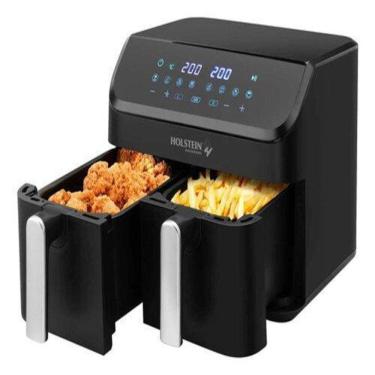 Imagem de Air Fryer Digital Cesto Duplo Fritadeira 9L 127V - Holstein