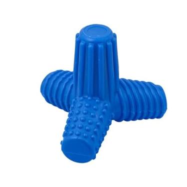 Imagem de Mordedor Para Cachorro Em Nylon Da, Super Resistente E DuráVel, Brinquedo Seguro Para CãEs(AZUL,G)