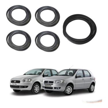 Imagem de Kit Borrachas Porta E Porta Mala Palio Siena Após 05 4 Pts - Un / 5 [f103]