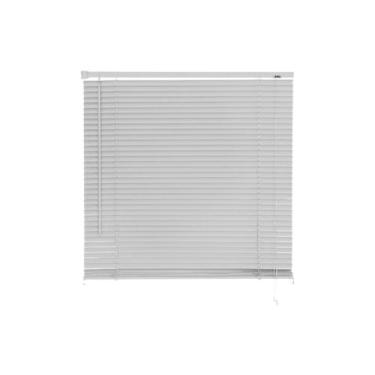 Imagem de Cortina Persiana Horizontal Cozinha Pvc Primafer 100x130cm, Cinza