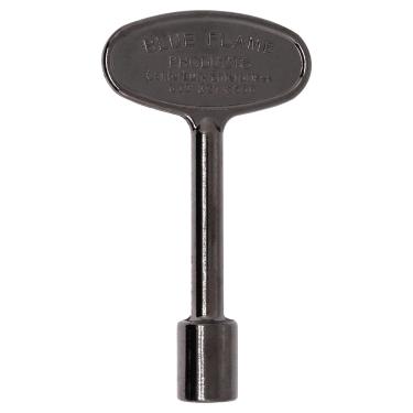 Imagem de YuGtcen 1 pacote de chave universal de lareira, chave de válvula de gás de 7,6 cm para fogueira e lareira, substituição de chave de incêndio serve para válvula de esfera giratória de 0,6 cm e 5/40.6