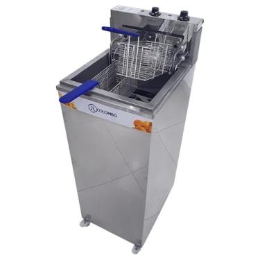 Imagem de Fritadeira Elétrica Zona Fria JL Colombo Gabinete Cuba 15 Litros 8000W 146002