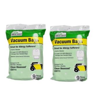 Imagem de Clean Obsessed Sacos HEPA CO711 Commercial Canister (18 sacos)