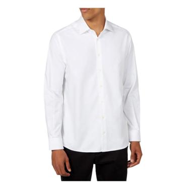 Imagem de Camisa Masculina Dudalina ML Slim Fit Maquinetada Branca - 53062978-Masculino