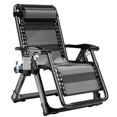 Imagem de Espreguiçadeira gravitacional, cadeiras reclináveis de jardim, cadeiras reclináveis de acampamento, poltrona reclinável dobrável, cadeira portátil para adultos