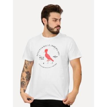 Imagem de Camiseta Reserva Masculina Carimbo Gaze Color Branca-Masculino