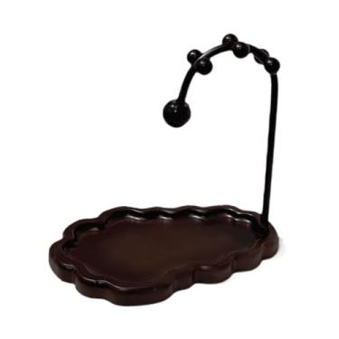 Imagem de Ｂｅｓｇａ Porta-chaves, expositor de joias, bandeja decorativa para guardar presentes, porta-chaves e joias, para mesa, escritório e casa, 25x24cm