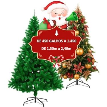 Imagem de ÁRVORE DE NATAL PREMIUM GALHOS PINHEIRO LUXO CHEIA | APOLLO'S STORE (1.80 | 600 Galhos)