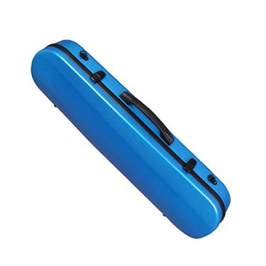 Imagem de Estojo Para Violino Retangular Tamanho 4/4 Estojo Rígido Para Violino Em Fibra De Carbono Com Alça Ajustável Estojo Para Transporte Tamanho Completo Estojo de Violino (Color : 01)