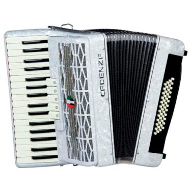 Imagem de Acordeon Cadenza Cd48/34 48 Baixos 34 Teclas (WH)