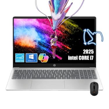 Imagem de HP Laptop com tela sensível ao toque Full HD de 15,6 polegadas | Intel i7-1355U (Beats i9-10880H) | 16 GB de RAM | SSD de 512 GB | Intel Iris Xe Graphics | Win 11 | Carregamento rápido | Wi-Fi 6 | Com