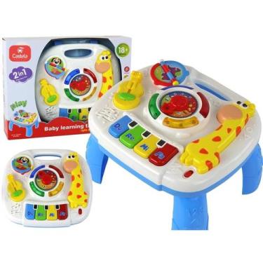 Imagem de Mesinha Eletrônica Animais Multifuncionalsom Luz Castela - Castela Bra