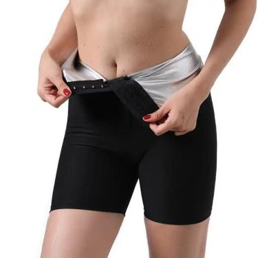 Imagem de SHORT MODELADORA CINTURA ALTA COEFEITO SAUNA SHAPER
