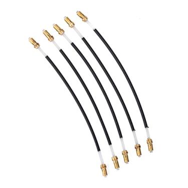 Imagem de Generic 5 Unidades de Nylon Tailgut Conector de Parafuso de Latão Violino Intestino Traseiro 3/4 4/ Pacote de Acessórios para Violino