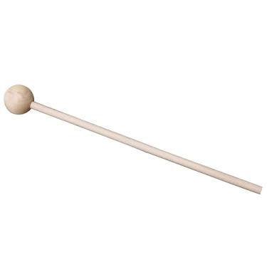 Imagem de Naroote Baqueta de Tambor Versátil Durável Fácil de Transportar para Amantes de Música Presente Orff Peças de Instrumento de Percussão para Xilofone Jogadores de Harpa de Aço Plástico (Madeira