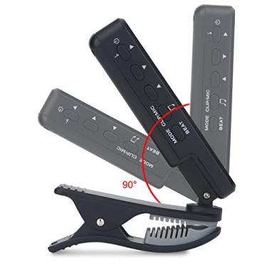 Imagem de Acouto Flanger FMT-209 Afinador Digital Clipado Com Display LCD Colorido, Afinador 3 Em 1, Metrônomo e Gerador de Guitarra, Baixo, Ukulele e Violino - Preciso e Design