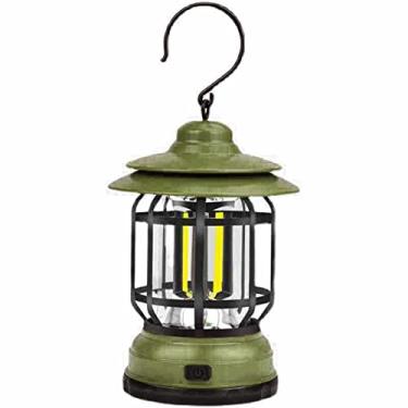 Imagem de Lanterna de Acampamento LED Regulável Luzes Retrô Fada Jardim Suspensas para Decoração Sacada