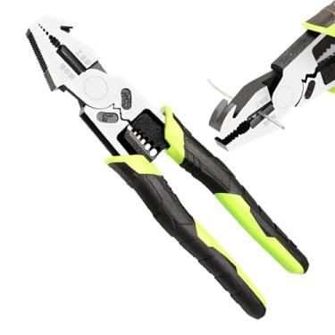 Imagem de Descascador de Fios Elétricos | Alicate Resistente De 23 Centímetros,Descascador de Cabos | Para Trabalhos Elétricos Crimpagem Corte e Aperto para Eletricista e Casa