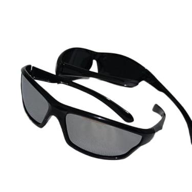 Imagem de óculos de Sol Masculino Sportivo (Prata,Com estojo)