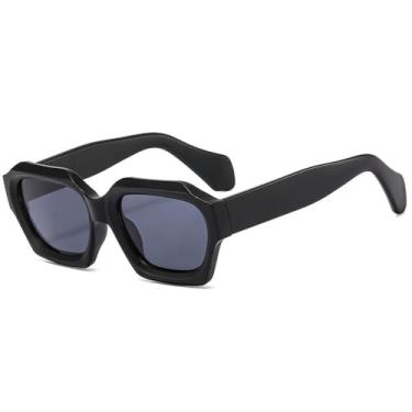 Imagem de Óculos de Sol Oversize Jelly Color para Homens e Mulheres, Estilo Punk, com Proteção UV400, Ideais para Esportes ao Ar Livre, Corrida e Ciclismo, nas Cores Preto Fosco e Cinza.