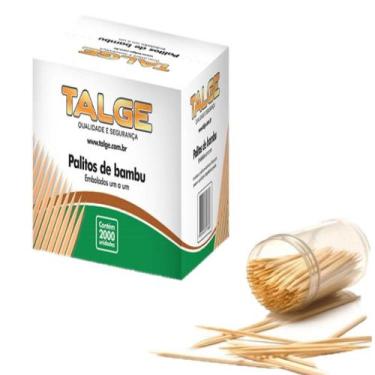 Imagem de Palitos de Bambu Para os Dentes - Talge Eco C/2000UN