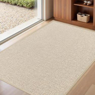 Imagem de LEKEEPGO Tapete de porta 81 x 119 cm, tapete de porta antiderrapante, entrada interna, suporte de borracha, capacho interno, lavável, absorvente, baixo perfil, entrada resistente à sujeira, tapetes de