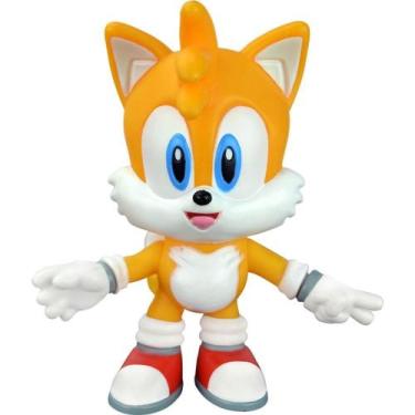 Imagem de Boneco e Personagem Fandombox Sonic Tails 12CM com Caixa Acrílica
