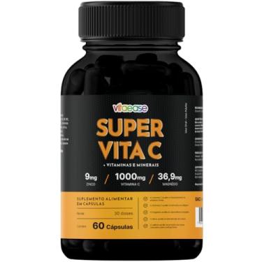 Imagem de Super Vita C Vitaease | Suplemento Alimentar | 60 Cápsulas (Sem sabor)