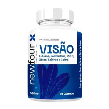 Imagem de Suplemento para Visão NewFour – Luteína 20mg + Zeaxantina 3mg com Zinco, Selênio, Cobre e Vitamina C – 60 Cápsulas – Antioxidante Ocular – Sem Glúten, Sem Açúcar, Sem Lactose