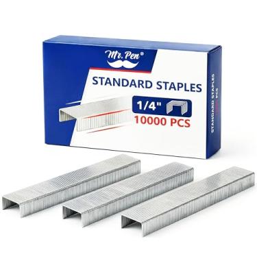 Imagem de Mr. Pen- grampos para grampeador, 10000 grampos, grampos de 1/4 polegada, capacidade de 20 folhas (26/6), grampos padrão, material grampeado de escritório, grampos de escritório, sem