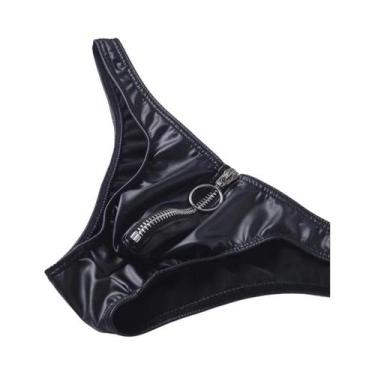 Imagem de Cuecas De material sintético Com Zíper Sexy Para Homens, Lingerie Exót