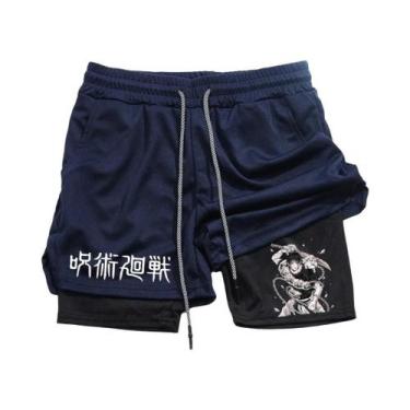 Imagem de Shorts Esportivos Masculinos De Malha Respirável Para Academia, Estilo