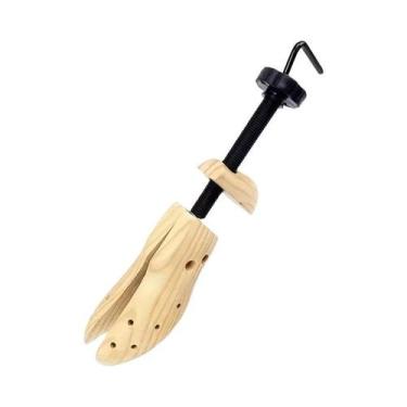 Imagem de Alargador De Sapatos Ajustável De Madeira Para Pés Largos, Expansor De