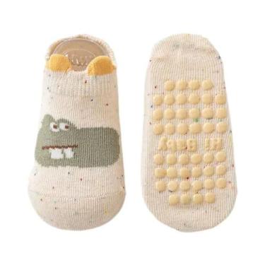 Imagem de Meias Antiderrapantes De Algodão Macio Para Crianças, Meninos E Menina