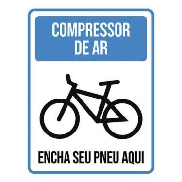 Imagem de Kit 3 Placas Compressor De Ar Encha Seu Pneu Aqui Ícone