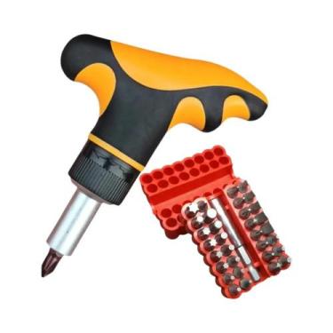 Imagem de Conjunto De Ferramentas De Reparo DIY Com Chave De Fenda Catraca Em T 