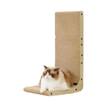 Imagem de Arranhador Para Gatos Em Cartão Grande E Pequeno Em Formato De L, Resi