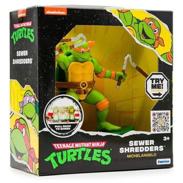 Imagem de Tartarugas Ninja Figura 12 Cm Michelangelo Candide 7407