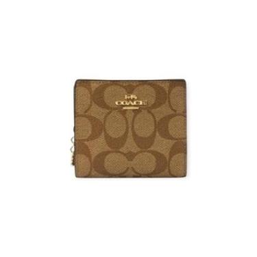 Imagem de Carteira Coach Snap Wallet Canvas - CW789-Feminino