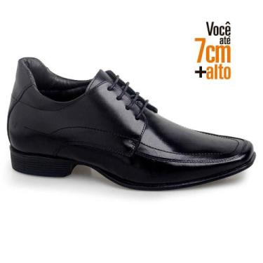 Imagem de Sapato Masculino Social Couro Legitimo Salto Interno 7cm - Rafarillo, 