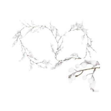 Imagem de Guirlanda De Natal Artificial Com Pinhas E Folhagem Floral Para Decora