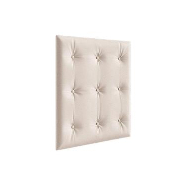 Imagem de Multiuso De Quarto Bebê Kit Capitonê Courano P- Berço Retrô Bege - Peroba