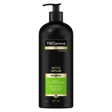 Imagem de Shampoo Tresemmé Detox Capilar Matcha e Extrato de Gengibre 650ml, 650