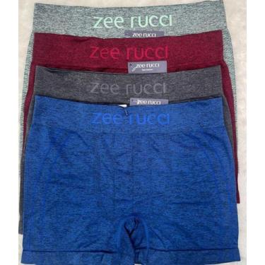 Imagem de Kit 4 Cuecas Sem Costura Poliamida Zee Rucci Lançamento Cor:Verde/Graf